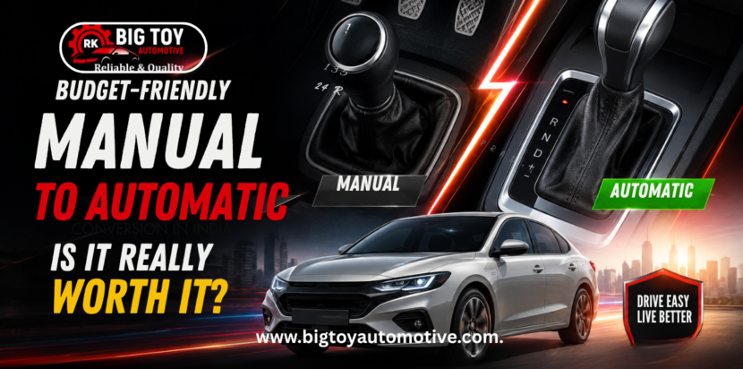 manual to automatic conversion in India, manual to automatic conversion cost in India, convert manual car to automatic, automatic gearbox conversion for cars in India, manual transmission to automatic conversion service Delhi, manual to automatic conversion near me