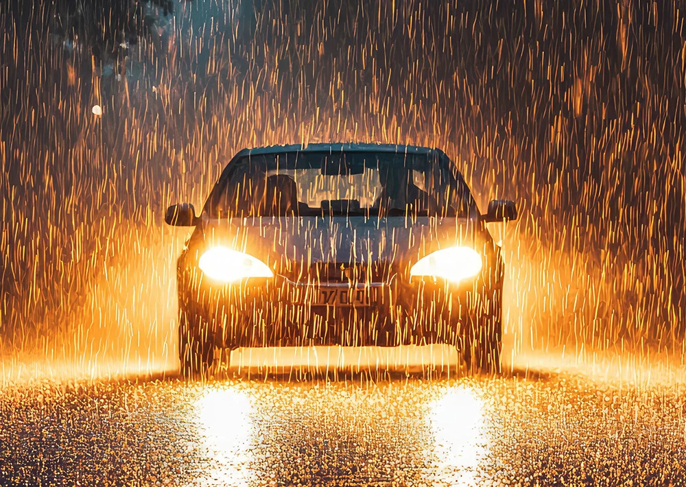 Car Paint in the Indian Monsoon