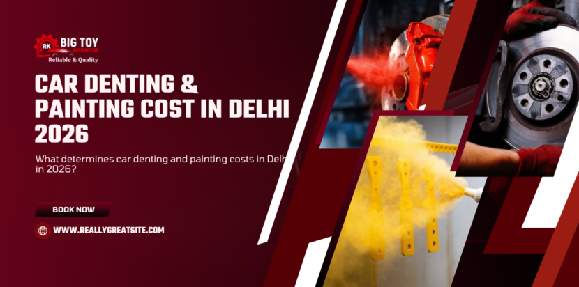 Car Denting & Painting Cost in Delhi 2026